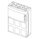 Настінний корпус для сил. розеток IDE з отвора STAR 1×12 MOD 436×310x147mm, IP65, шини N+PE