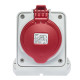 Розетка настінна IDE MUNDIAL 3P+E 16A 380–415V IP44