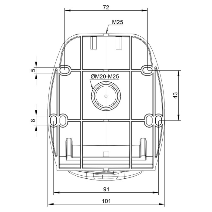 Розетка настінна IDE MUNDIAL 3P+E 16A 380–415V IP44