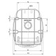 Розетка настінна IDE MUNDIAL 3P+E 16A 380–415V IP44