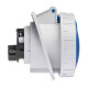Розетка вбудована похила IDE MUNDIAL 2P+E 32A 200–250V IP66-67