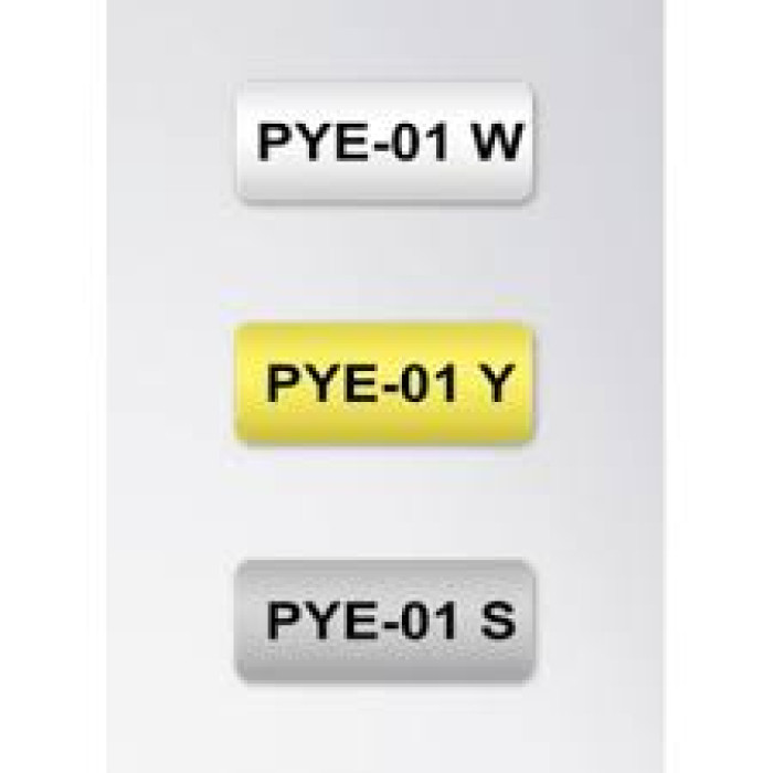 Самоклеюче ПВХ маркування PYE-03 Klemsan YL, 12×9 жовтий