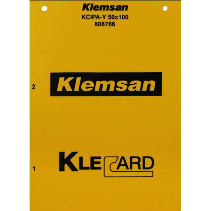 Самоклеюча маркувальна ПВХ етикетка KCIPA-Y Klemsan 105×130