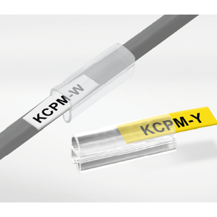 Маркування KCPM-W Klemsan 4X10 для тримачів KCKKS/KKS