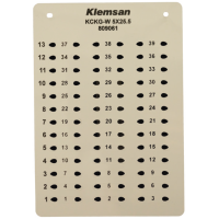 Маркування на провід KCKG-W Klemsan 5×25.5 (0.75-1.5mm²)