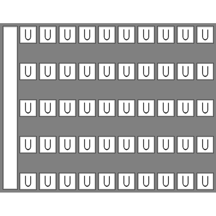 Маркувальна пластина - DY 5 (U) Klemsan
