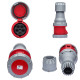 Розетка кабельна IDE MUNDIAL 3P+N+E 125A 200/346–240/415V IP66-67