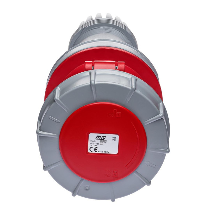 Розетка кабельна IDE MUNDIAL 3P+N+E 125A 200/346–240/415V IP66-67