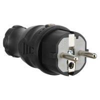 Вилка кабельна IDE SCHUKO 2P+E 16A 220–250V IP44