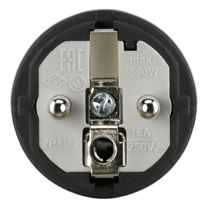 Вилка кабельна IDE SCHUKO 2P+E 16A 220–250V IP44