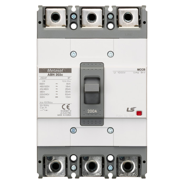 Автоматичний вимикач LS ELECTRIC ABN203c 3P 200A 30kA