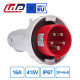 Вилка кабельна IDE MUNDIAL 3P+N+E 16A 200/346–240/415V IP66-67