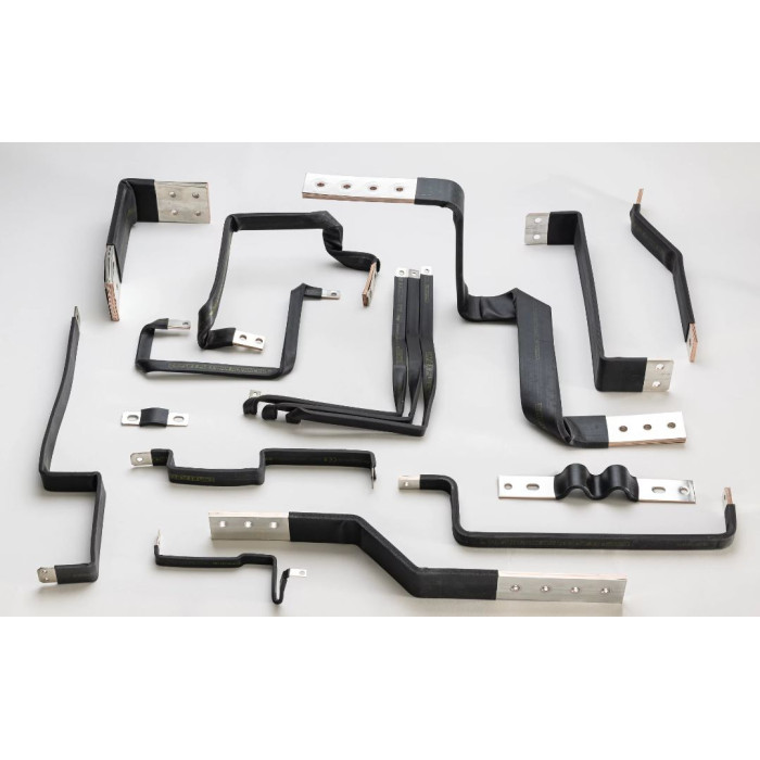Шина мідна луджена гнучка в ізоляції nVent ERIFLEX Flexibar Advanced 5×100х1 L2m 1385A