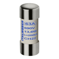 Запобіжник циліндричний Italweber CH22 63A aR 22×58 690V