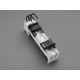 Адаптер Woehner EEC 25A, 60mm система, 1 DIN-рейка 45×200mm