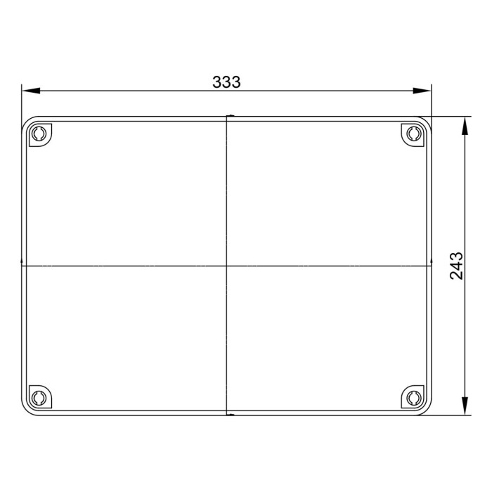 Клемна коробка IDE 243×333x132, IP65-IP67