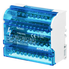 Чотириполюсна колодка nVent Eriflex ТD 80/100AL 10 виходів