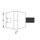 Ізолятор nVent Eriflex ISO TP 40 MM8×17/FM8×8