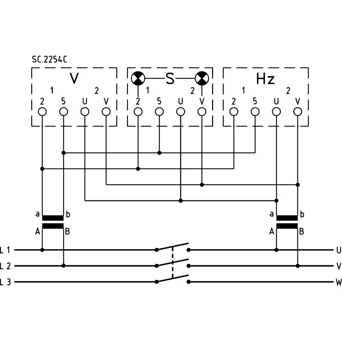 Набір для синхронізації FRER F96GSC 90˚ 45-65Hz 400V