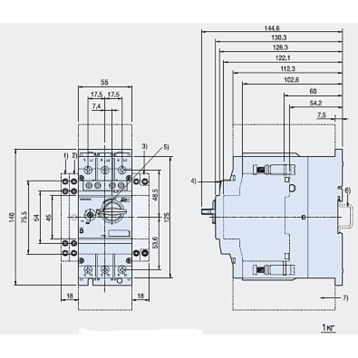 Автомат захисту двигуна LS ELECTRIC MMS-63S 32A METASOL EXP