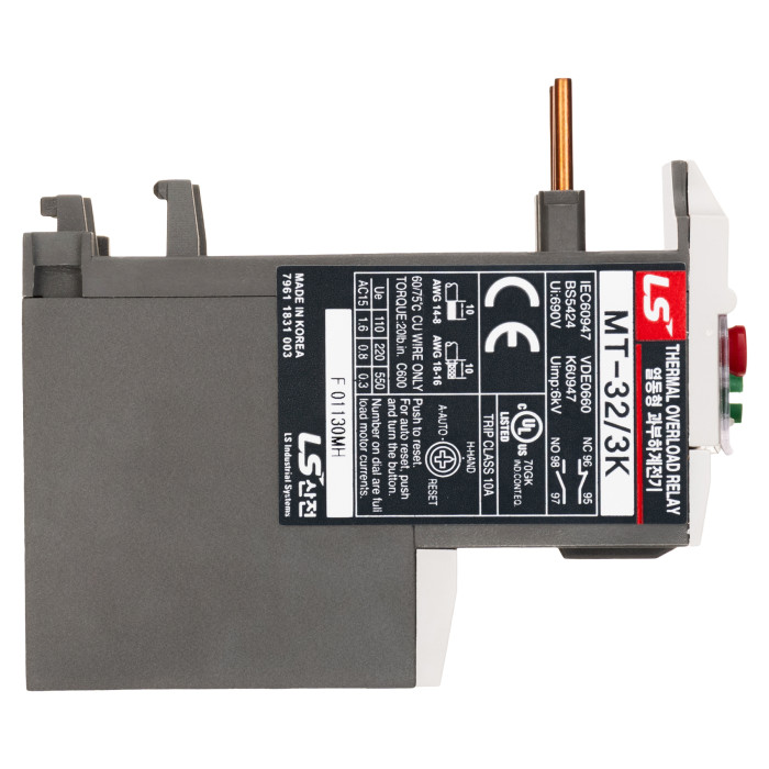 Реле захисту від перевантаження LS ELECTRIC MT-32 S(3K), 0.82A 0.63~1