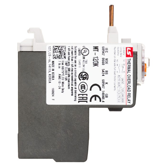 Реле захисту від перевантаження LS ELECTRIC MT-12 0.82A 3K SCREW EXP
